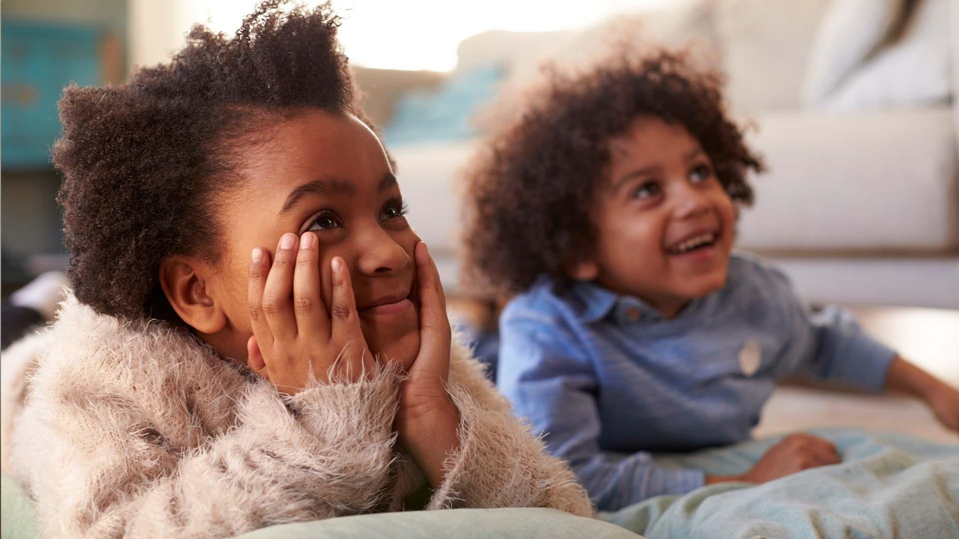 Children watching PBS North Carolina